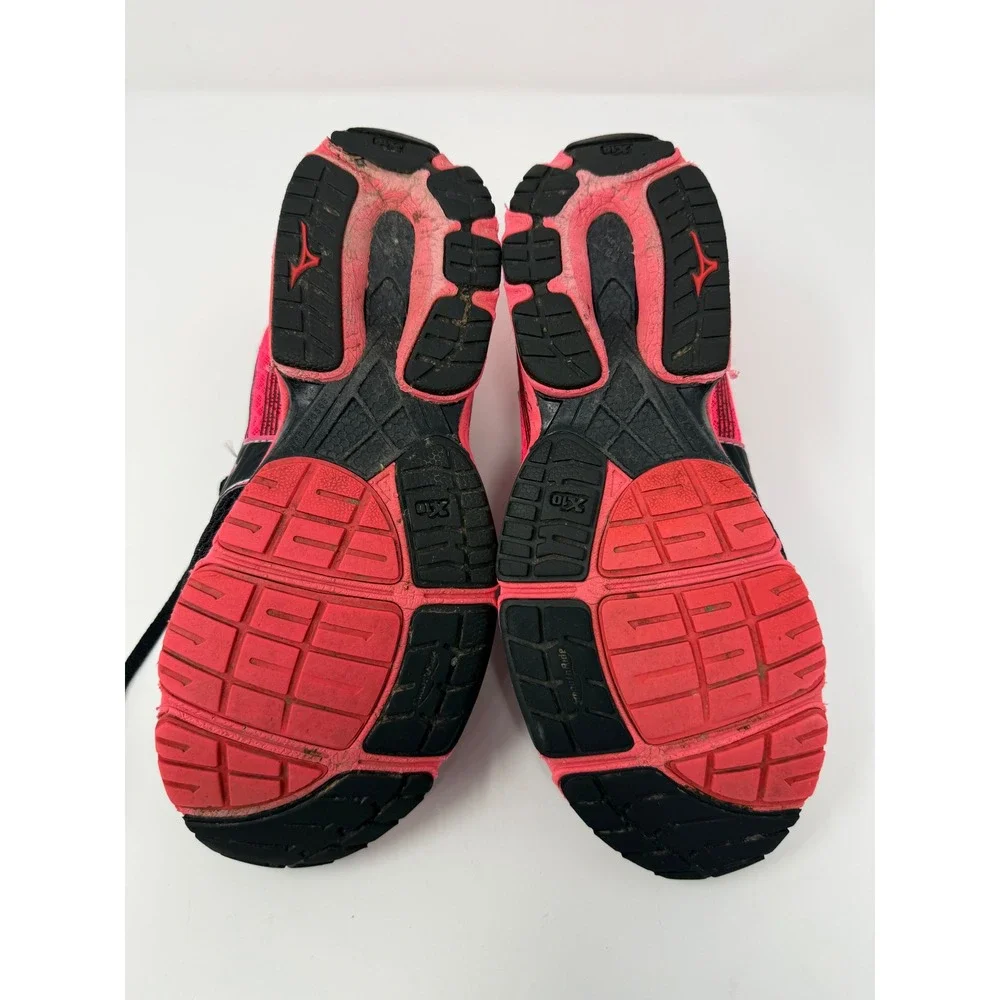 Mizuno Wave Sayonara 4 Running Shoes Size W9.5 Black Pink‎ Women's